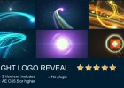 AE模板-美观大气企业公司logo演绎粒子光线模板Light Logo Reveal免费下载