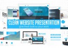 AE模板:清新 简洁 企业公司网站推广 宣传介绍 网站开发设计模板
