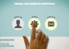 AE模板:迷你个人信息网站 作品介绍宣传 网站推广模板Minimal and Essential Portfolio