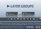 AE脚本:图层分组群组预合成管理器脚本附使用教程 Layer Groups v2