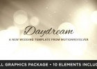 Videohive Daydream Wedding唯美浪漫粒子婚礼照片展示AE模板