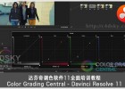 达芬奇调色软件11全面培训教程Color Grading Central - Davinci Resolve 11
