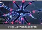 C4D结合AE制作大脑细胞动画生物学教程含工程文件