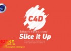 C4D插件:样条切割MG动画插件含中文简体汉化+使用教程 Rendertom SliceItUp v1.2.2 for Cinema 4D R17