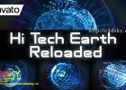 AE模板-高科技三维计算机数据化地球空间世界底图Hud技术E3D模板Hi Tech Earth Reloaded / Element 3D免费下载