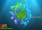 AE模板-丰富多彩水墨烟雾粒子logo展示片头模板Beauty Particles World免费下载