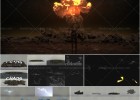 高清视频素材:110组火焰闪电电流烟雾倒塌爆炸流星子弹穿梭影视后期特效合成素材CHAOS