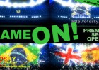 AE模板-巴西足球世界杯首场比赛烟花粒子片头开场模板Game On! Sport Opener免费下载