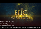 AE模板-史诗动作电影预告片粒子飞舞文字标题动画模板The Epic Action Trailer免费下载