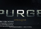 AE模板-三维金属质感电影预告片头游戏宣传娱乐活动促销模板Purge Trailer免费下载