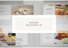 AE模板-现代美食节目包装披萨店餐厅水果食品菜单介绍模板Modern Restaurant免费下载