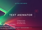 AE模板-创意文字生长动画文字标题排版设计MG模板Text Animator 01: Creative Modern Titles免费下载