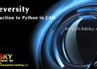 C4D教程:Python插件编写语法介绍基础案例培训教程Cineversity–Introduction to Python in C4D by Bret Bays免费下载