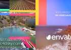AE模板-多彩小清新旅游视频动感切换企业宣传视频片头开场模板Happy Colors免费下载