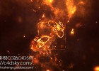 AE模板-5组能量火花粒子燃烧Logo标志游戏片头模板 Logo Reveal Pack 5in1: Fire免费下载
