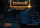 AE模板-250+4K高科技科幻电影UI屏幕信息图表HUD元素动画模板