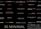 AE模板-30组简约扁平化企业动态宣传字幕条排版设计动画MG模板Minimal Titles免费下载