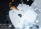 AE模板-E3D V2三维像素方块粒子汇聚公司logo演绎模板Pixel Cube Logo Reveal免费下载