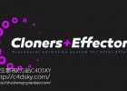 AE脚本-图层克隆切割效果器脚本+15集使用教程 Cloners + Effectors V1.2