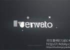 AE模板-新潮数字失真科技像素效果运动LOGO片头动画模板Modern Glitch Logo免费下载