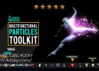 AE模板-多功能特效粒子蝴蝶泡沫钻石图片视频分解消散模板Multifunction Particles Toolkit免费下载
