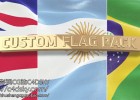 AE模板-E3D自定义三维国旗飘动企业公司旗帜标志动画模版Custom Flag Pack免费下载