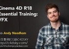 C4D教程-跟踪摄像机反求投射特效Lynda CINEMA 4D R18 Essential Training: VFX 免费下载