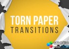 AE模板-12组纸张撕裂擦拭文字视频转场过渡模版Torn Paper Transitions Reveal Pack免费下载