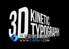 AE模板-三维动态文字排版标题动画快速移动画模版3D Kinetic Typography Titles 免费下载