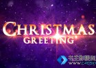 AE模板-三维金色文字圣诞节粒子标题片头动画模版Christmas Greeting Titles 免费下载
