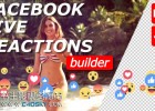 AE模板-社交网络博客卡通表情符号动画实时生成器模版 Facebook Live Reactions Builder免费下载