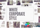 AE模板-现代图形遮罩公司时间轴企业宣传片头包装模版Corporate White免费下载