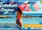 夏天假期旅游视频笔刷动画幻灯片包装展示-AE模板Summer Slideshow