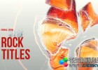创意科技感史诗电影粒子石头文字片头-AE模板下载 Rock Titles