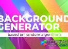 简单抽象背景粒子线条制作工具包-AE模板下载Background Generator