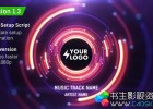 时尚科技感炫酷音频波形可视化动画背景制作-AE模板下载Audio React Tunnel Music Visualize