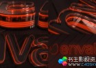 E3D v2制作科技感霓虹灯三维透明标志logo片头动画-AE模板下载 Neon Logo Reveal Element 3D