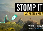 动感三维图片视差旅行片头开场动画-AE模板 STOMP IT 3D Photo Opener