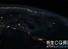 超逼真4K三维地球夜景动画C4D模版Cinema4dtutorial.net – 4K EARTH NIGHT TOOL KIT