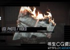 FCPX插件+Motion模板 – 时尚信号干扰闪烁图文展示片头Abstract Fashion Opener