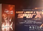 视频素材-10组火花粒子碰撞飞溅光效动画视频素材Light Leaks and Sparks Vol 1