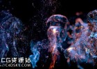 AE模板-唯美闪光粒子标志Logo片头动画Bokeh Particle Logo Sting