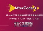 中文汉化-MP4 H.264视频格式特殊编码加速渲染输出AE/AME/PR插件 AfterCodecs V1.11.1 Mac/Win,支持M1芯片电脑