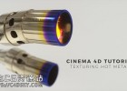 C4D搭配Octane Render渲染器模拟真实排气管金属燃烧纹理教程Texturing Realistic Burnt Metal