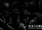 17个4K水花飞溅大海波浪喷泉水滴流体特效合成高清视频素材,带Alpha透明通道