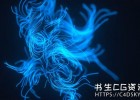 C4D域力场Field Forces教程-不用插件Cinema 4D一样可以制作卷须粒子线条生长动画效果教程 含中文字幕