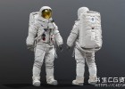 航天服NASA阿波罗3D模型CGTrader – Spacesuit NASA Apollo 11 and Renderhub EMU NASA Space Suit 3D Model(ABC/OBJ/FBX/MAX格式 含贴图)