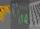 Maya教程-Golaem Crowd集群仿真模拟动画插件教程FXPHD – GOL102 – Introduction to Golaem
