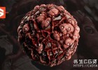 SD软件创建次表面散射3S材质渲染教程Creating a Subsurface Scatter Material in Substance Designer