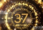 AE模板-华丽金色钟表粒子礼花绽放特效2021新年跨年60秒倒计时开场模板New Year Countdown 2021